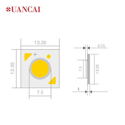 LEIDENE van 140LM/W CXA1507 7W Bridgelux MAÏSKOLF Chip For Panel Light
